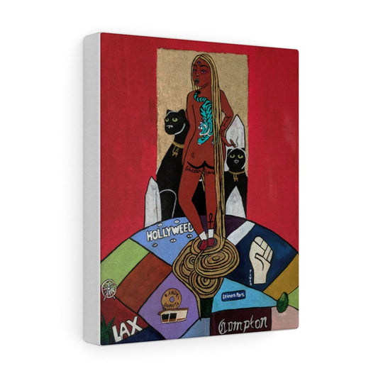 "Ghetto Rapunzel" (2019) by ARIAV Canvas Gallery Wraps - LA Renaissance