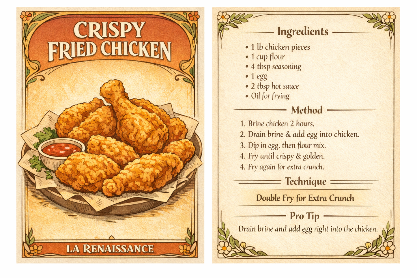 Crispy Fried Chicken Recipe
