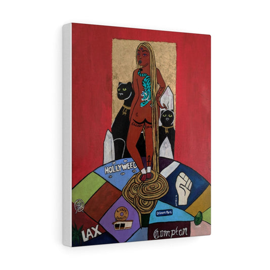 "Ghetto Rapunzel" (2019) by ARIAV Canvas Gallery Wraps - LA Renaissance