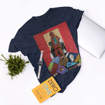 "Ghetto Rapunzel" (2019) by ARIAV Front Tee - LA Renaissance