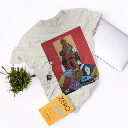 "Ghetto Rapunzel" (2019) by ARIAV Front Tee - LA Renaissance