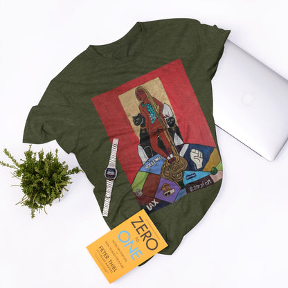 "Ghetto Rapunzel" (2019) by ARIAV Front Tee - LA Renaissance