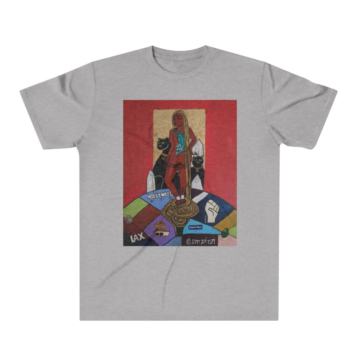 "Ghetto Rapunzel" (2019) by ARIAV Front Tee - LA Renaissance