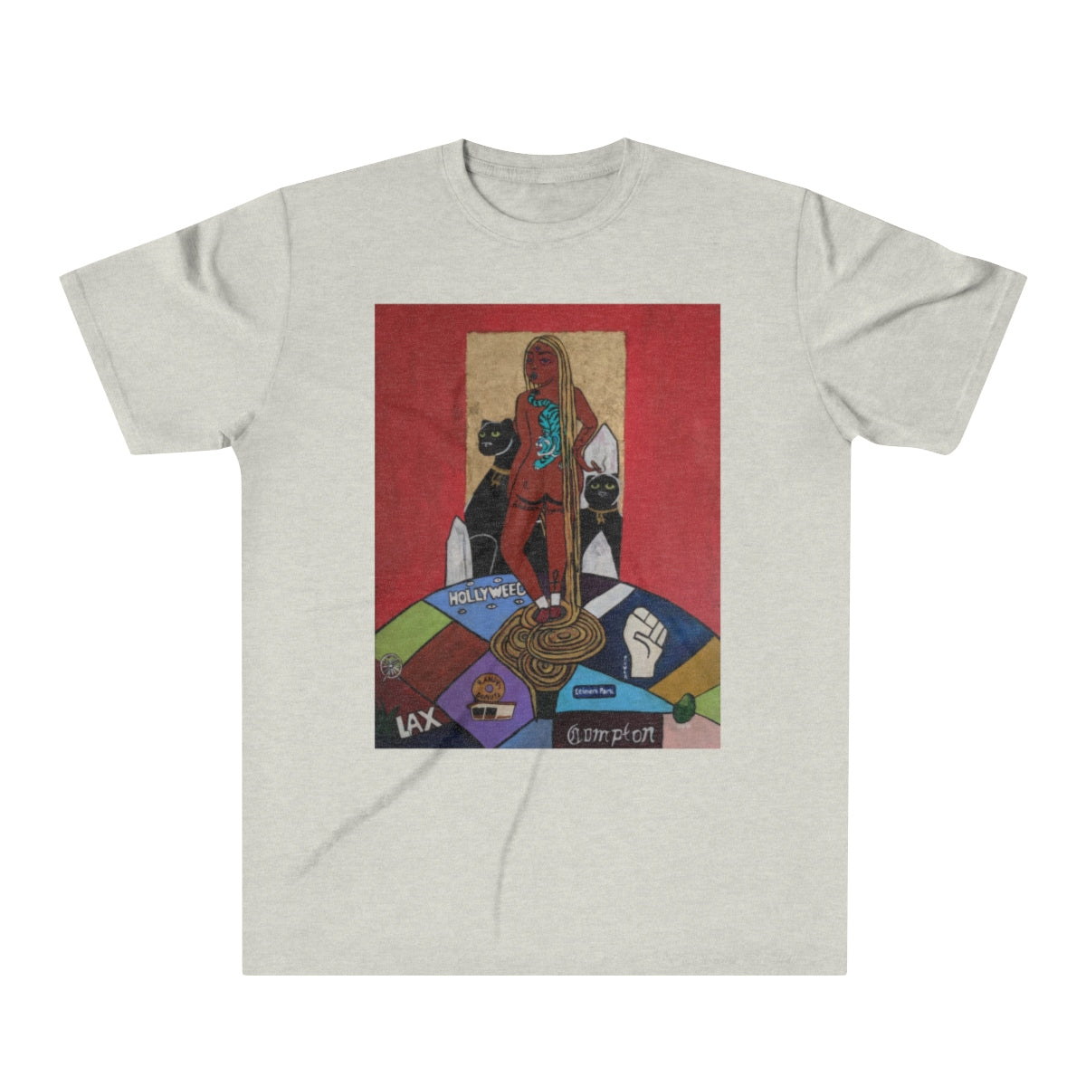 "Ghetto Rapunzel" (2019) by ARIAV Front Tee - LA Renaissance